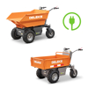 minidumper muldenkipper batteriebetriebene elektrische schubkarren
