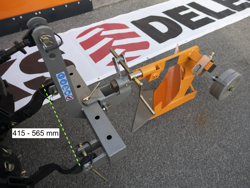 single furrow plough with gauge wheel for tractors like yanmar iseki dp 20