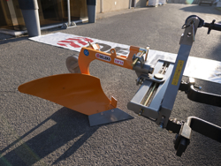 single furrow plough with wheel for narrow tractors dp 35