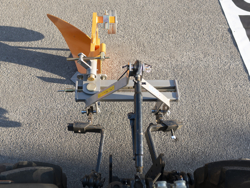 single furrow plough with wheel for narrow tractors dp 35
