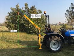 hydraulic crane for small tractors el 200
