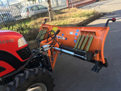 snowblade with plate for tractor ln 175 a