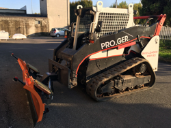 snow plow for up to 3 0 ton skid steer loaders ln 175 m