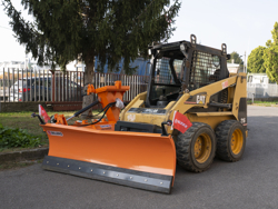 snow plow for up to 3 0 ton skid steer loaders ln 175 m