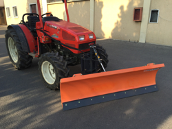 snowplough with plate for tractor lns 170 a