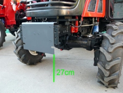 snowplough with plate for tractor lns 170 a