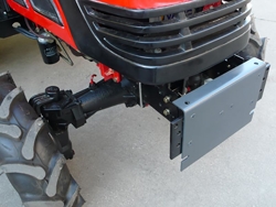 snowplough with plate for tractor lns 170 a