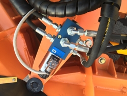 snowplough for up to 3 0 ton skid steer loaders lnv 250 m