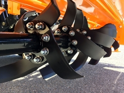 light rotavator tiller for tractors working width 135cm for soil preparation dfl 135