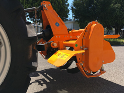 light rotavator tiller for tractors working width 135cm for soil preparation dfl 135