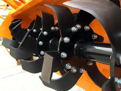 rotavator tiller for heavy tractors crawler tractors working width 135cm mod dfh 135