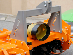 heavy rotavator tiller for tractors working width 180cm for soil preparation mod dfh 180