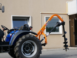 post hole digger for tractor with pto shaft mod l 50