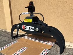log grapple with rotator for mini diggers and forest cranes dk 10 gr 10