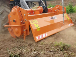 heavy rotavator tiller for tractors working width 180cm for soil preparation mod dfh 180