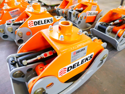 log grapple with fixed pendulum rotator for minidiggers and forest cranes dk 16 gr 30f