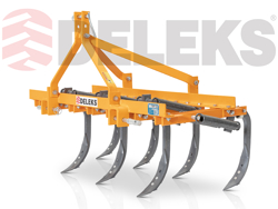 cultivator for tractor width 169cm 7 tynes for soil preparation and weeds disrupting mod de 165 7