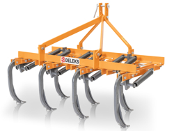 cultivator for tractor width 169cm 7 tynes for soil preparation and weeds disrupting mod de 165 7