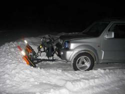 snowblade for off road vehicles lns 170 j