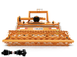 adjustable stone burier for tractors rotary tiller dfu 120