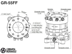 rotator lombarda ingranaggi gr55ff