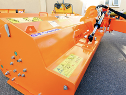 sideshift flail mower heavy offset side mulcher for tractors alce 160