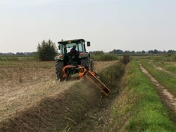 sideshift flail mower heavy offset side mulcher for tractors alce 160