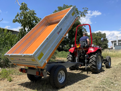 3 way hydraulic tipping trailer for tractor rm 14 t3