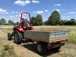 3 way hydraulic tipping trailer for tractor rm 14 t3