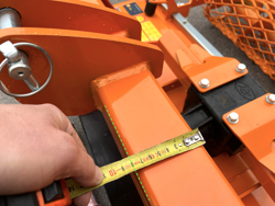 adjustable stone burier for tractors rotary tiller dfu 100