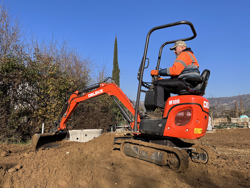 mini excavator 1 ton m100