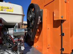 petrol chipper shredder woodchipper with engine dk 900 bs