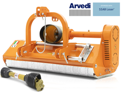 adjustable sideshift mower 140cm multipurpose mulcher with hammers lince sp140