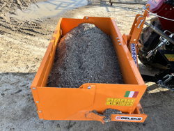 tipping transportbox for tractor bucket 120 l