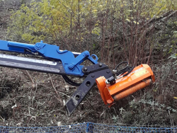 forestry mulcher of 120cm for mini excavators hydraulic shredder mod arh 120