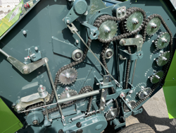 mini round baler for tractor 870