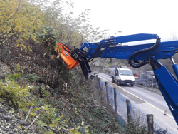 forestry mulcher of 100cm for mini excavators hydraulic shredder mod arh 100