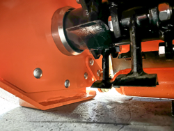 forestry mulcher of 120cm for mini excavators hydraulic shredder mod arm 120