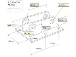 attachment for mini excavators arm