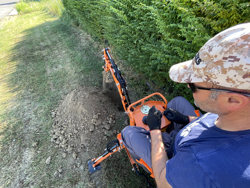 mini backhoe for universal compact tractors drs 1000