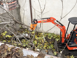tree shear log grapple for mini excavators cf 10