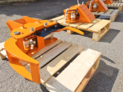 tree shear log grapple for mini excavators cf 10