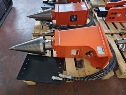 screw log splitter for mini excavator lsp40