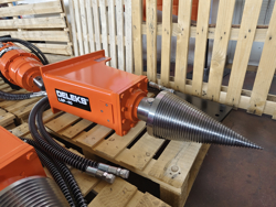 screw log splitter for mini excavator lsp40