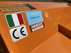 adjustable sideshift mower for tractors shredder mulcher mod gepard 150