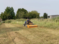 adjustable sideshift mower for tractors shredder mulcher mod gepard 190