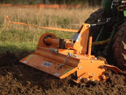 medium heavy rotavator tiller for tractor working width 125cm manuall sideshift mod dfm 125