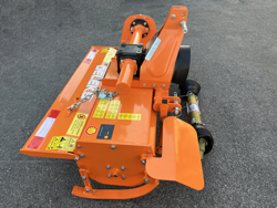 medium heavy rotavator tiller for tractor working width 125cm manuall sideshift mod dfm 125