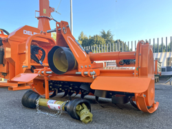 medium heavy rotavator tiller for tractor working width 150cm manuall sideshift mod dfm 150