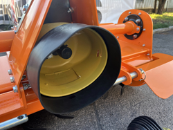 medium heavy rotavator tiller for tractor working width 150cm manuall sideshift mod dfm 150